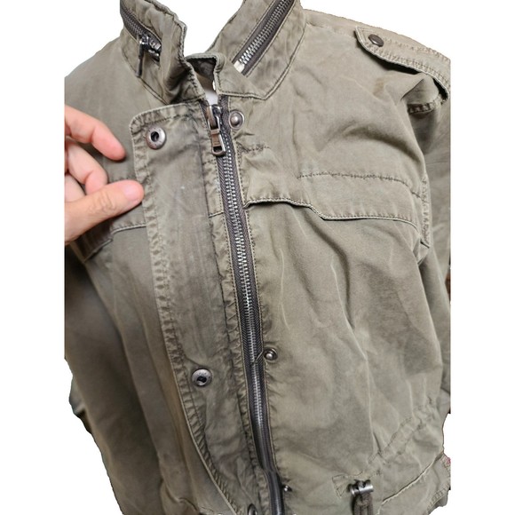 Levi's Utility Jacket Army Green Unisex Size Large - Picture 2 of 11